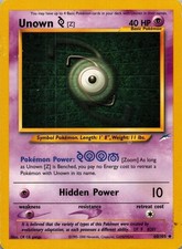 Unown [Z] [N4-60/105] - [Neo Destiny] English Moderately Played on eBay
