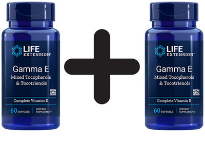2 x Life Extension Gamma E Mixed Tocopherols & Tocotrienols - (541,25 EUR/kg)