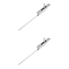 2 Sets Safety Security Door Lock Stainless Steel Slide Bolt Latch
