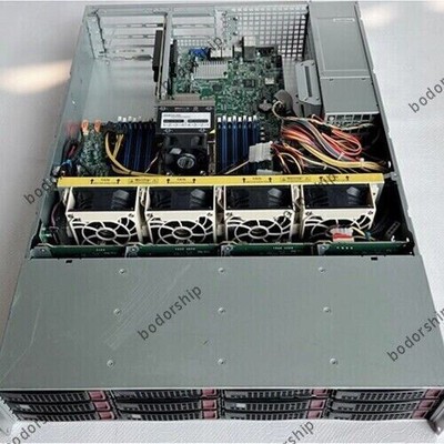 Supermicro H11SSW-NT Server 12X3.5''With AMD EPYC 7302 CPU, 128GB RAM, 1T M.2 SSD