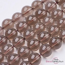 30 Natural Smoky Quartz Round Beads Gemstone 6mm Chakra Jewellery Making GS212