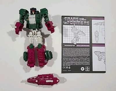 Transformers Retro Skullcruncher Complete Deluxe Headmaster Walmart G1 Reissue
