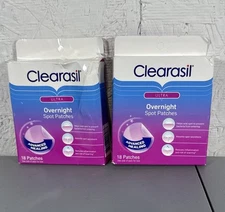 Clearasil Ultra Overnight Spot Patches 18-Count 2-PACK