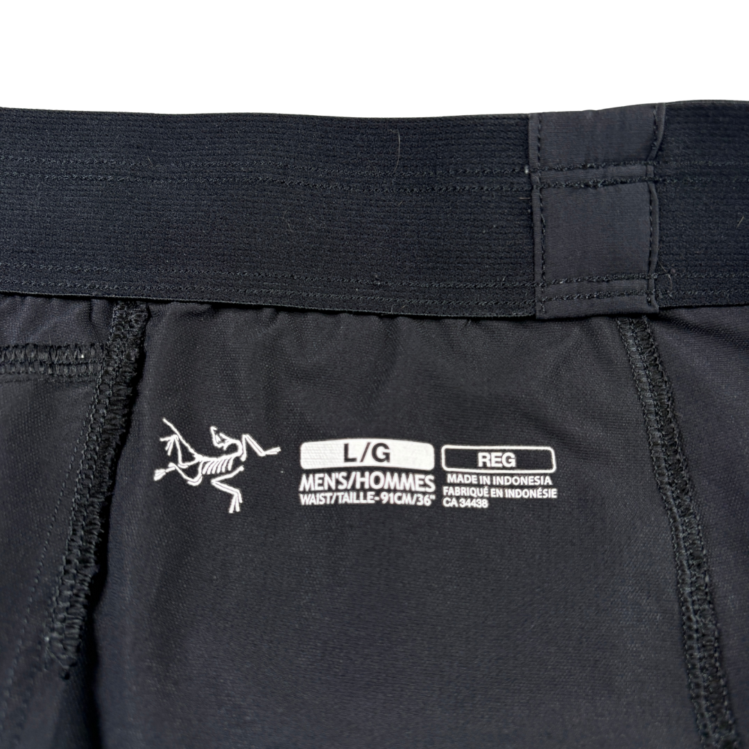 Arc'teryx Aptin pantaloncino uomo grande nero leggero elasticizzato escursionismo atletico