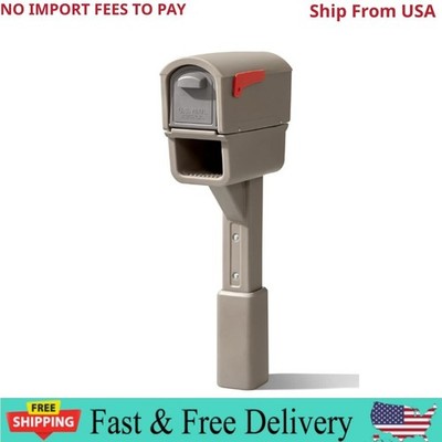 Step2 MailMaster Express Plus Plastic Mailbox Mocha Finish