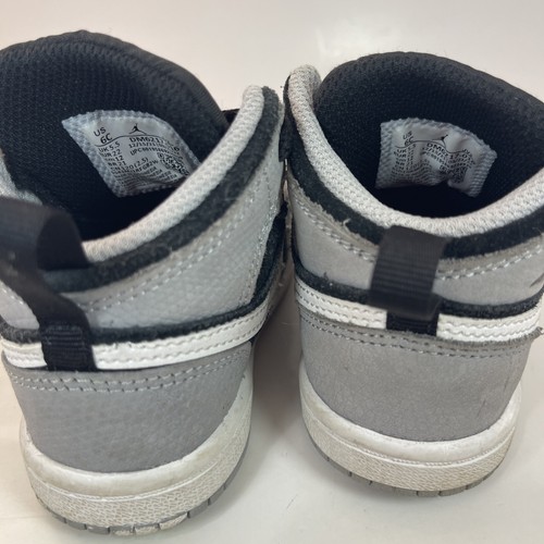 Nike Air Jordan 1 Mid SE Elephant Print Black Todd. Size 6C DM6217-016 Black Lac - Picture 11 of 13