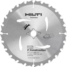 7-1/4 In. 24-Teeth Carbide Tipped Circular Saw Blade for Wood and Timber