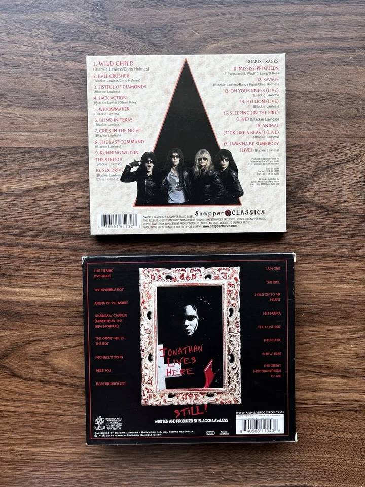 W.A.S.P. CD Lot - The Last Command & Re-Idolized: Soundtrack To The Crimson Idol Foto 2 de 4