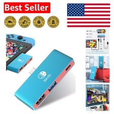 Portable 4K HDMI Dock for Nintendo Switch  OLED - USB C with PD 100W Charging