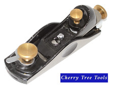 Silverline No 2 Block Plane with 35mm Carbon Steel Cutter for Woodworking