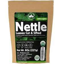 Nettle Tea - 8Oz (REAL WILD HARVEST) | 100% USDA Certified ORGANIC | Loose Leaf 