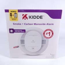    NEW Kidde 30CUAR Detect Smoke  Carbon Monoxide Alarm Hardwired  AA Battery