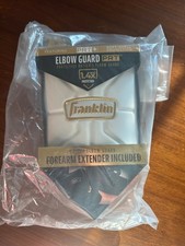 Franklin PRT Elbow Guard - Forearm Extender Included - ADULT - WHITE - Baseball