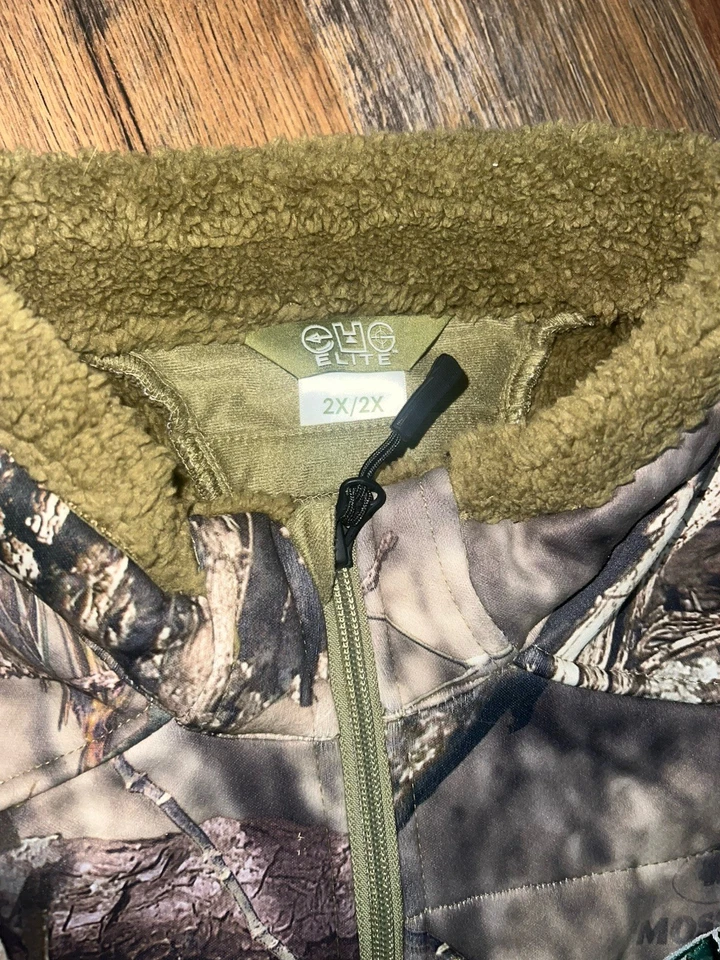 New Mens Mossy Oak ECG Elite Engineered Hunting Gear Vest Fleece Lined 2XL - Image 3 of 4