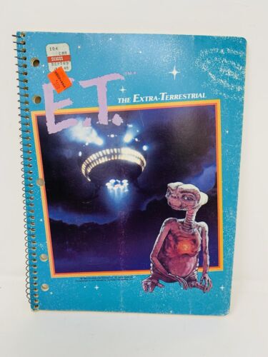 1982 E.T. Spiral Notizbuch Vintage htf - Bild 1 von 3