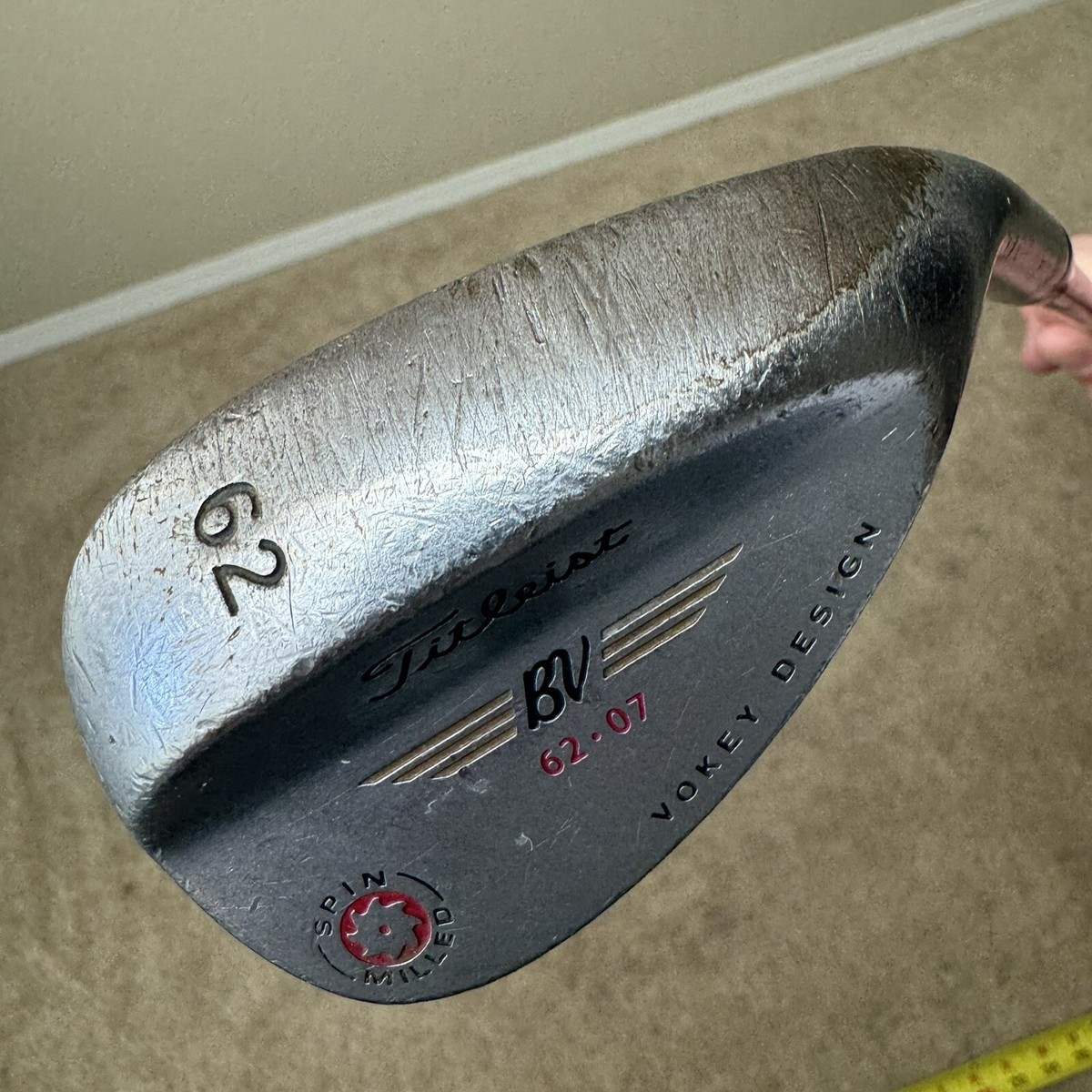 Titleist VOKEY Spin Milled Lob Wedge 62° 07 Wedge Flex Steel
