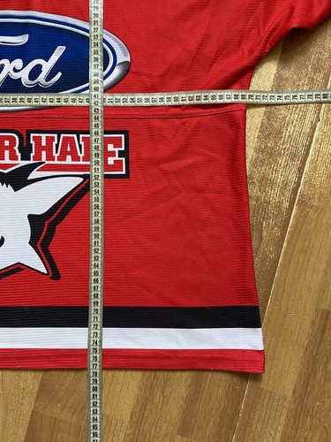 KOLNER HAIE HOCKEY SHIRT JERSEY VINTAGE sz M MEN #37 TINO BOOS - Picture 23 of 23