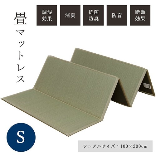 Igusa Tatami Mattress Mat Floor Compact Foldable Odor Control Japan