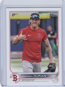 2022 Topps Series 1 Variation SP #187 Jarren Duran - Red Sox Rookie RC