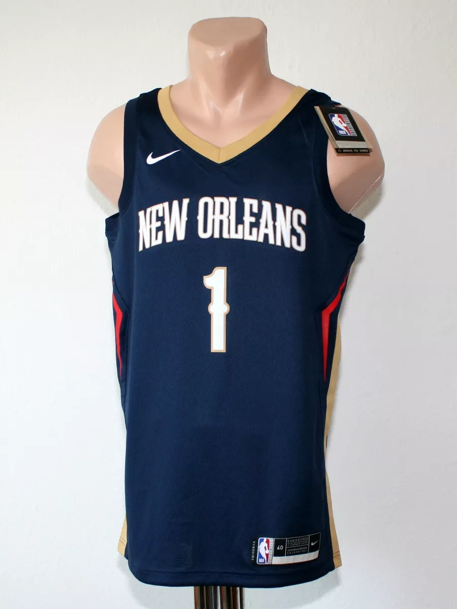 New Orleans Pelicans Nike Icon Edition Swingman Jersey - Navy