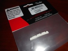 NEW Genuine Fender Slotted Bone Nut For 4-String American Deluxe Precision Bass