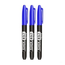 20x Permanent Marker Pens Black Blue Red - High Quality Fine Waterproof Markers
