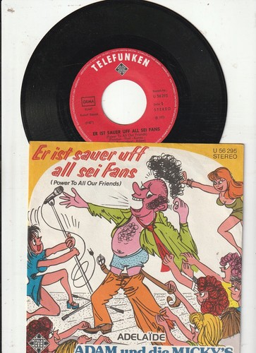 Adam Und Die Micky's – Er Ist Sauer Uff All Sei Fans (Power To All Our Friends)