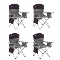 Coleman Oversized Quad Black Chairs + Cooler/cup Holder, 4-pack | 4 X 2000020256 on sale Coleman Oversized Quad Black Chairs + Cooler/cup Holder, 4-pack | 4 X 2000020256 on sale