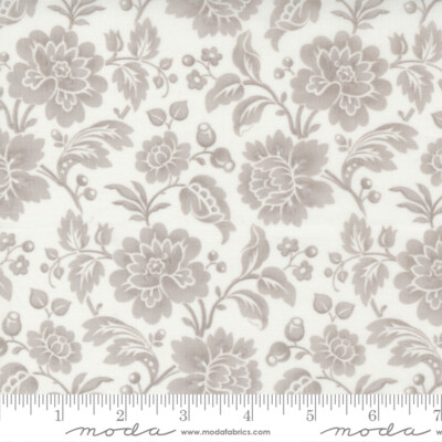 Promenade Damask Cloud White Walkway by 3 Sisters for Moda 1/2 Yard
