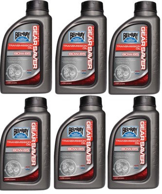 6 Bottles Bel-Ray 80W-85 Thumper Gear Saver Transmission Oil Dirt Bike ATV