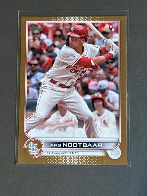 2022 Topps Series 1 - Lars Nootbaar #58 (RC) GOLD Parallel /2022