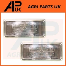 2x Front Roof Cab Work Helogen Light Lamp Rectangle for John Deere 4255 Tractor