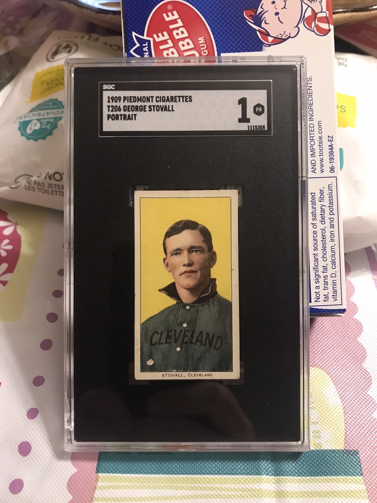 T206 George Stovall Portrait Cleveland Piedmont 150 PR