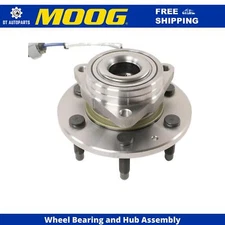 For 2019 Chevrolet Silverado 1500 LD 4WD Wheel Bearing and Hub Assy Front MOOG