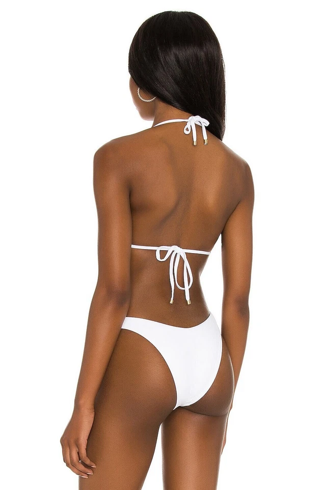 Top de triatlón de natación Cosmo acanalado blanco Vitamin A L115005 para mujer talla 10L Foto 3 de 3