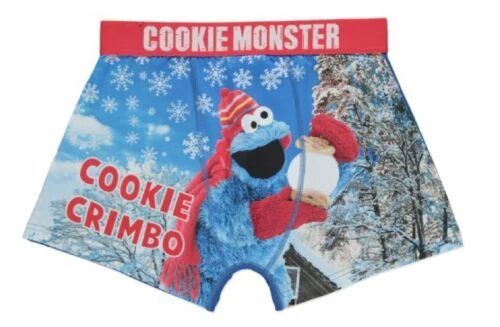 Roupa íntima masculina de algodão Sesame Street