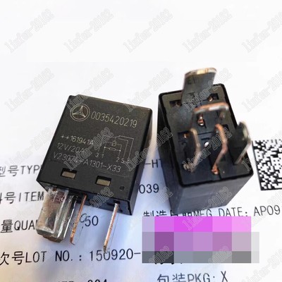 2PCS New 0035420219 V23074-A1301-X33 Relay 12V 20A #W10