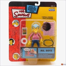 The Simpsons Ms. Botz babysitter series 14 intellitronic action figure Playmates