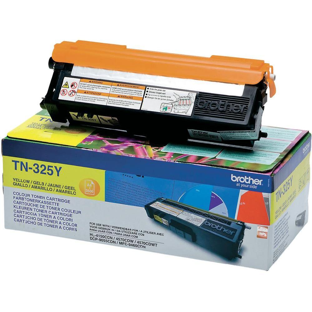 Toner TN325 jaune Brother contre les impressions ternes sur DCP9055