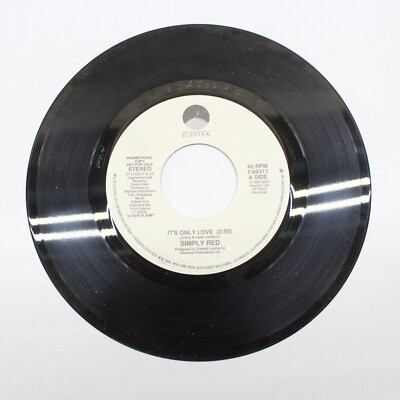 Simply Red It's Only Love 45 Vinyl Record NM PROMO W/ Company Sleeve