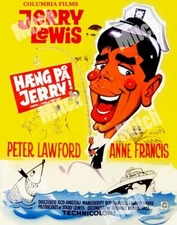 JERRY LEWIS  in HOOK LINE & SINKER 1969  11 X 14 DANISH  LOBBY CARD POSTER