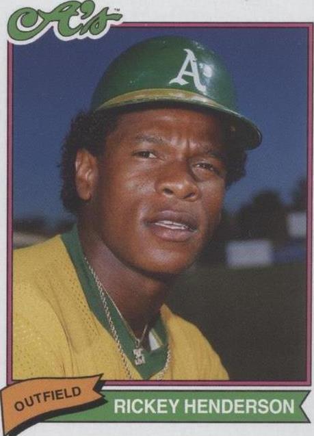 2020 Topps X Super 70s - Rickey Henderson #20 - 1 of 1