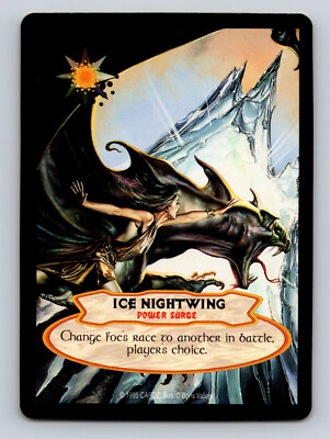 HYBORIAN GATES  TCG 1995 Ice Nightwing Power Surge