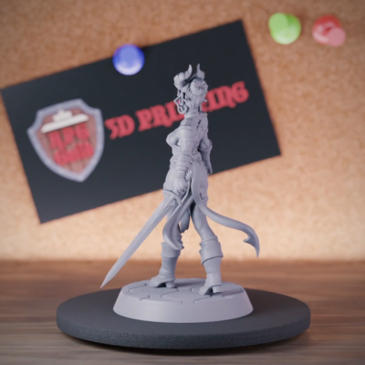 Miniature DnD Tiefling Paladino Stregone Mago Compatibili Con Miniature Fantasy Da 28 Mm E 32 Mm / 30907 - Italia - Foto 8