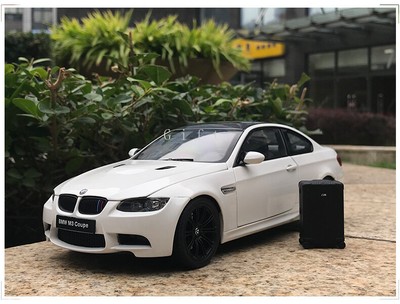 1 18 Scale Bmw M3 Coupe E92 Diecast Simulated Car Model Collectible Gift White Ebay