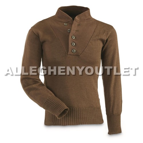 US Military 100% WOOL Army Jeep SWEATER 