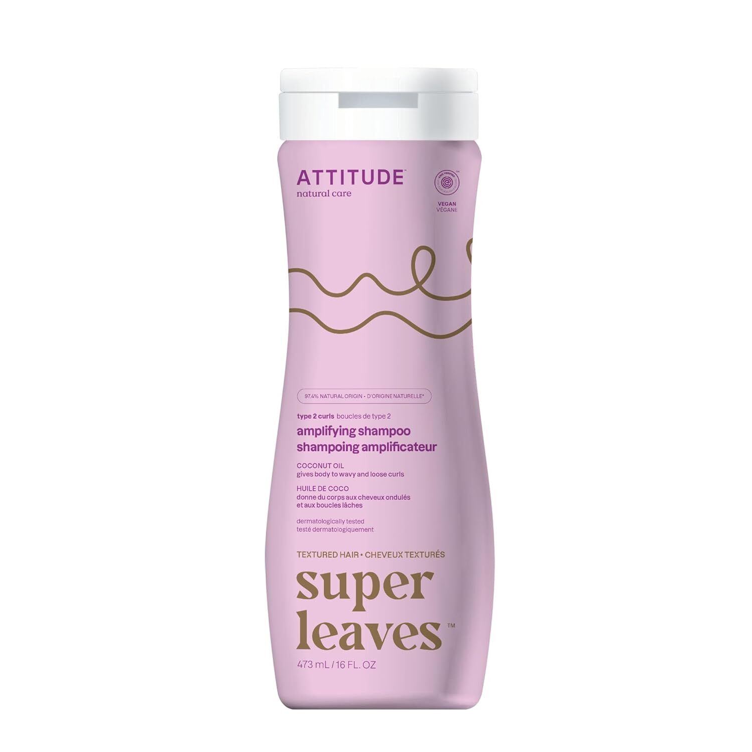 ATTITUDE Super Leaves Curl Amplifying Shampoo 16 OZ 4790₽