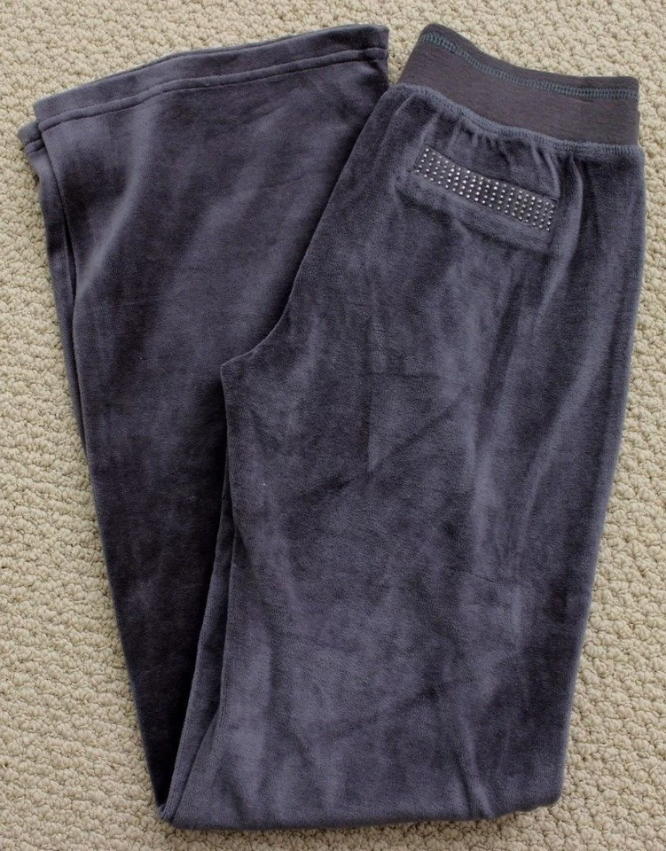 Miss Me бархата брюки девочки M 10 12 серый зеленый кристаллы украшенный новый с Ярлыками - Изображение 2 из 3