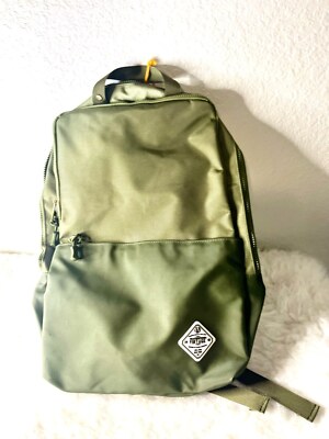 NWT Weatherproof Vintage Olive Green 17  Backpack