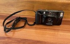 Vintage Minolta Freedom Dual C Point  Shoot 35mm Film Camera w/Strap UNTESTED 